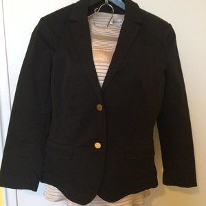 Black Blazer with gold buttons